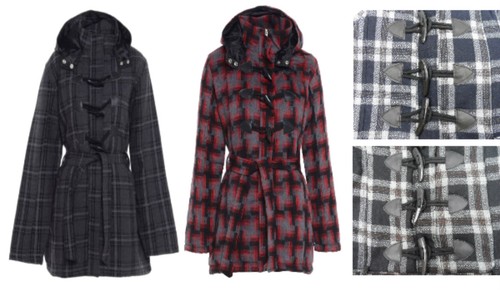Ladies duffle coat hooded - ladies,