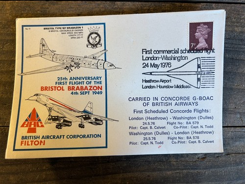 Concorde first scheduled - concorde,