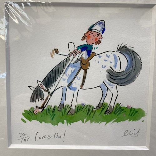 Come fun cartoon horse - come,
