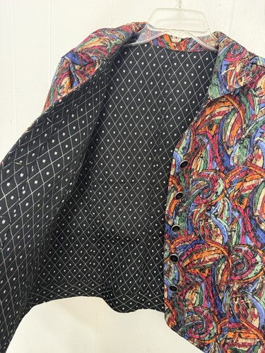 Vintage quilted abstract art - quilted,