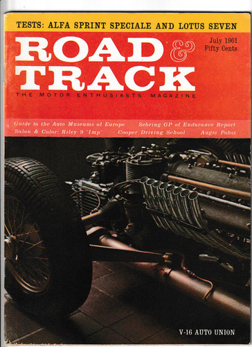 Vintage road track magazine - &,
