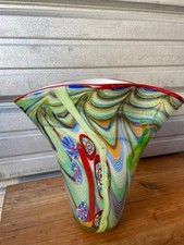 Vintage Murano Art Glass Vase