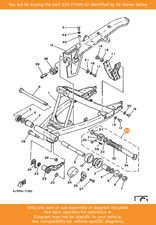 YAMAHA Rear Footrest Assy 1