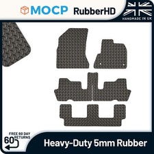 5mm Heavy-Duty Rubber Car Mats to fit Citroen C4 Picasso 7 Seater With Storag...