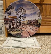 Vintage Danbury Mint Thelwell Ponies Wall Plate Willowbrook Riding School