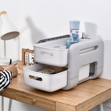 UK Multifunctional Kids Toy Drawer Storage Rack Study Desk Table Sliding Cabinet