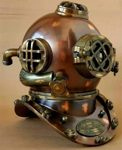 Scuba diving helmet navy - helmet, us