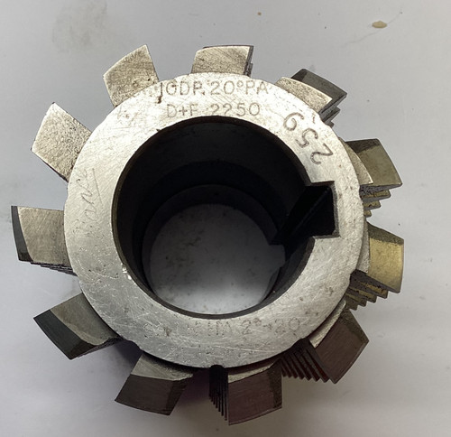 Gear cutting hob 20 pa - cutting, dp
