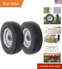 2-Pack 8-Inch Flat-Free Tire