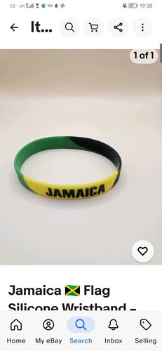 Jamaican reggae flag bracelet - jamaican,
