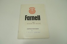 Farnell ESG1 Siginal Generator Instruction Book Sine Square Wave Oscillator