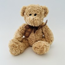 Tesco Soft Toy Cuddly Plush Teddy Bear With Bow Stuffed Animal 16”
