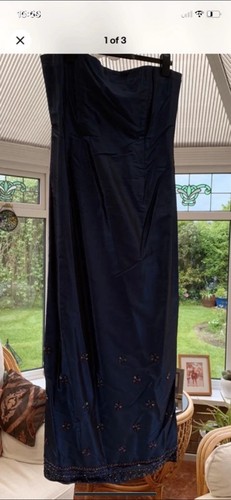 Size blue silk and - blue, viscose