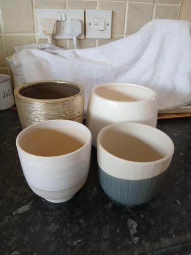 Ceramic indoor plant pots - 4,
