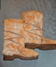 Faux Fur Boots UK Size 7