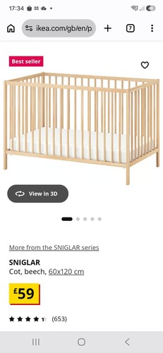 Ikea sniglar cot - sniglar,