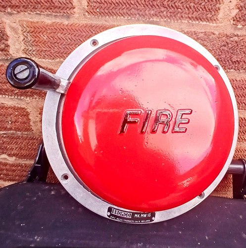 Vintage hand operated fire