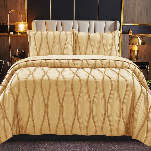 Piece quilted bedspread bed - piece,