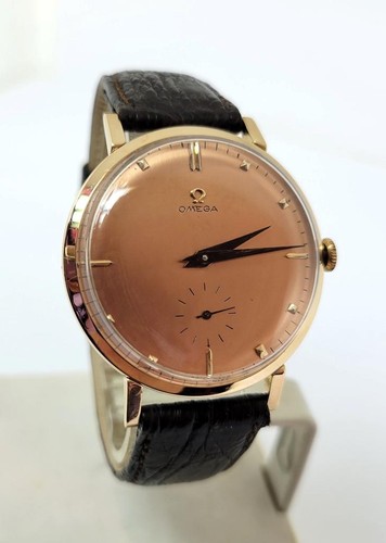 Vintage 18k rose gold omega - 18k,