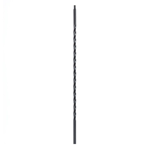 12mm square satin black - 12mm,
