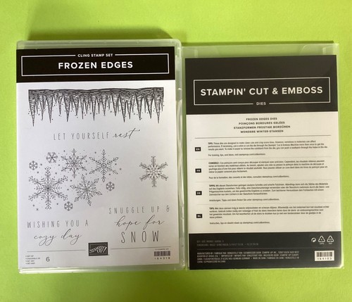 Stampin frozen edges - stampin, up!