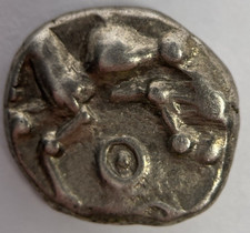 Ancient celtic silver coin - celtic,