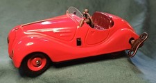 Schuco Examico 4001 Vintage Tinplate Toy Car 1940s/1950s, All Working, With Key