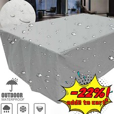 Heavy Duty Waterproof Garden Patio Furniture Cover for Rattan Table Sofa Outdoor