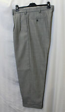 Men's 1950s Peg Grey Herringbone Trousers Rockabilly 50s RnR R&R 50s Rock & Roll