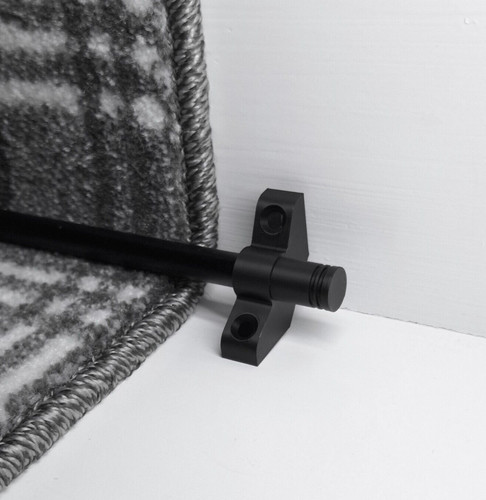 70cm black stair rods - x,