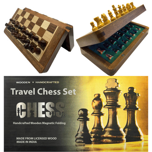 Travel chess set magnetic - travel,