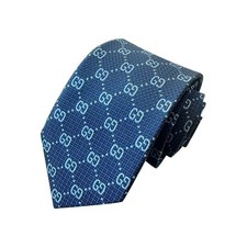 Men's GG Pattern Silk Tie