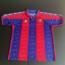 Authentic Original Kappa Barcelona 1995/1996 Home Shirt Mens Large (0036)
