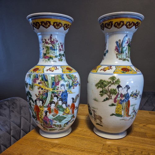 Pair large chinese famille - large,