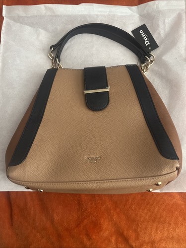 Dune black tan top - top, handle