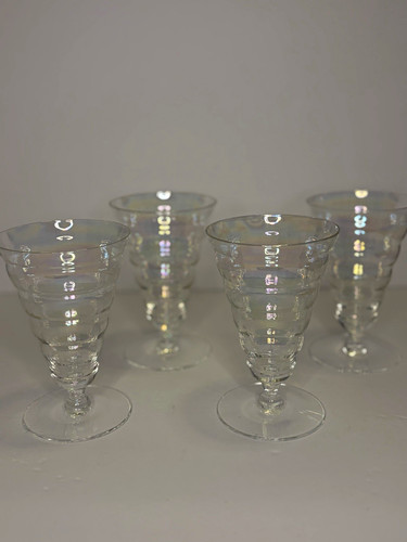 Vintage jeannette glass hex - glass,
