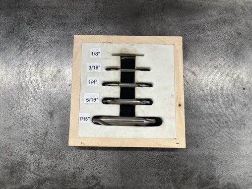 Set centre drills - set, 5