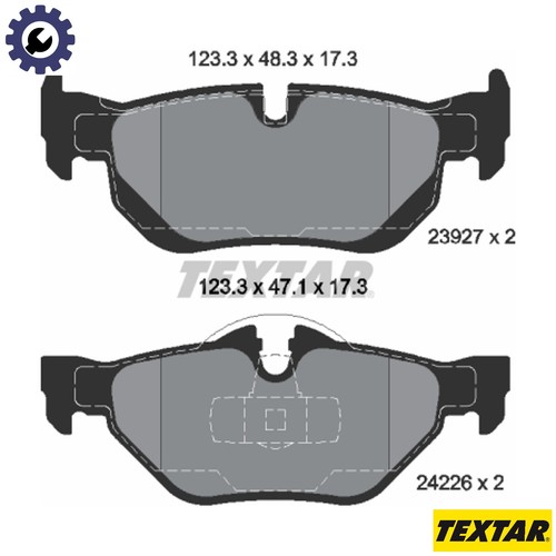 Brake pad set - brake, disc