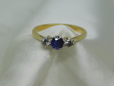 18ct Gold Sapphire & Diamond