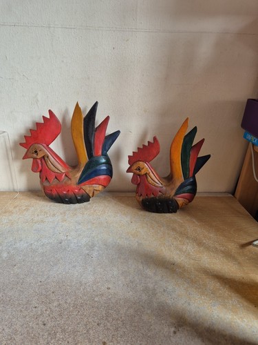 Chicken rooster hen hardwood - chicken,