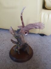 Royal Worcester Ornamental Studio. Tawny Owl In Flight. 18000009