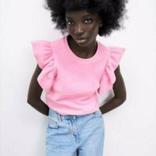 BNWT: Ruffled Design Knit Top