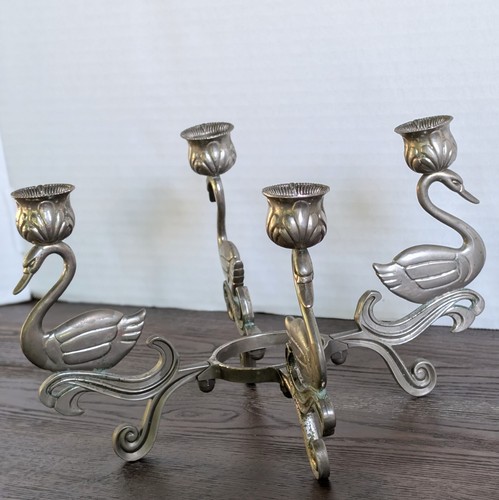 Vintage arm swan - 4, candle