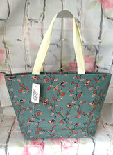 Large Shoulder/Tote Bag Beach Bag with Top Zip Closure by Hazel & Pip New Tagged