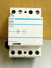 Hager ES 240 - 2 pole - 40 Amp normally open contactor with 230v coil. (239240)