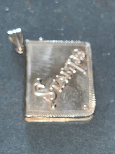 Solid silver stamp case - solid,