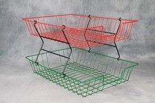Vintage 2 Tier Red & Green