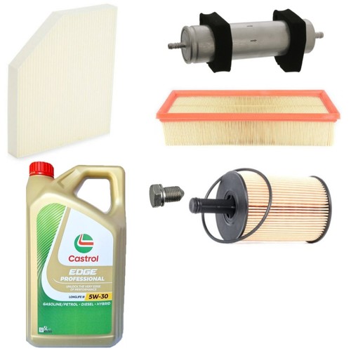 Castrol oil 4 filters - oil,
