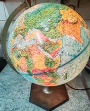 Vintage Light up Globe By Scan Globe Of Denmark