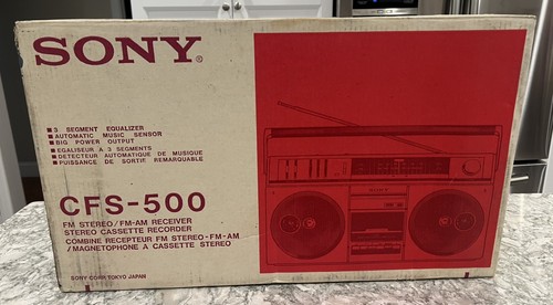 Vintage 1982 sony cfs - , cfs-500